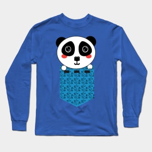 Pocket Panda Long Sleeve T-Shirt